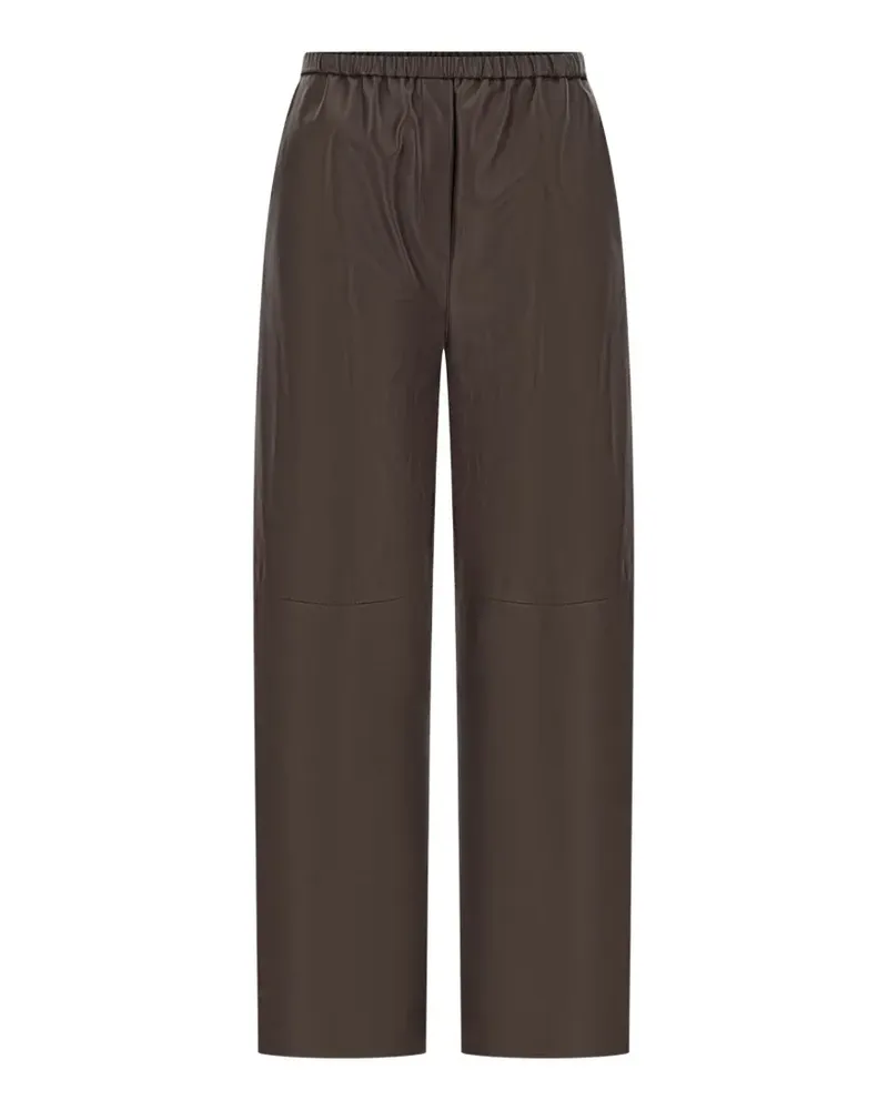 Antonelli Firenze Lederhose mit elastischem Bund - Braun Braun
