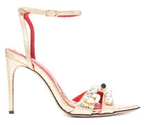 Booty Sandalen 100mm - Gold