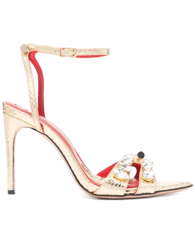 HARDOT Booty Sandalen 100mm - Gold Gold