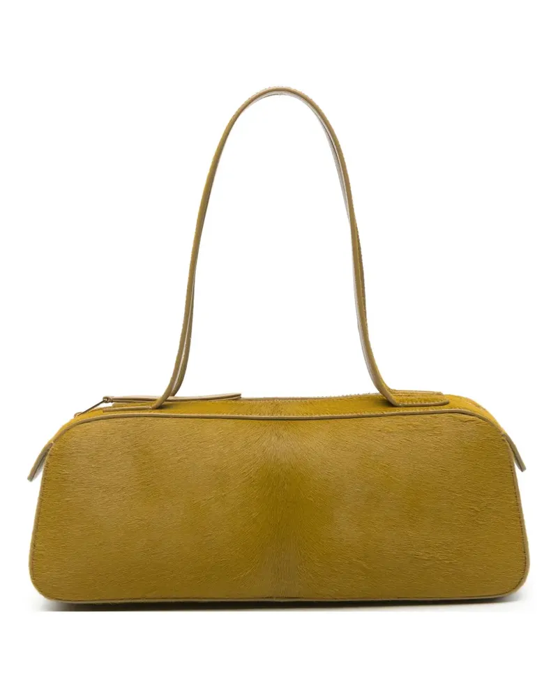 KHAITE Simona Schultertasche aus Kalbshaar - Gelb Gelb