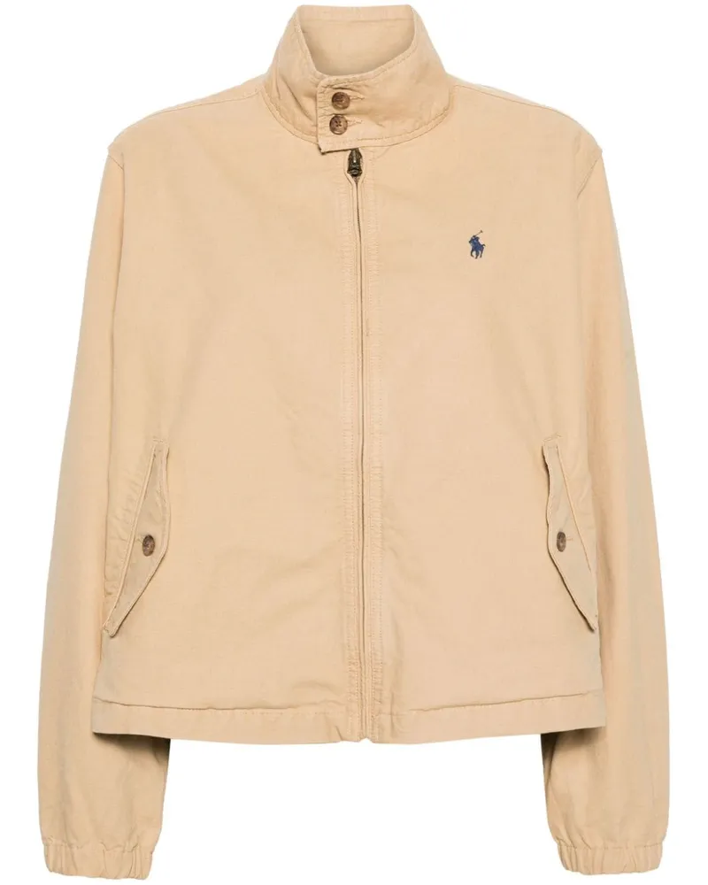 Ralph Lauren Jacke mit Polo Pony-Stickerei - Nude Nude