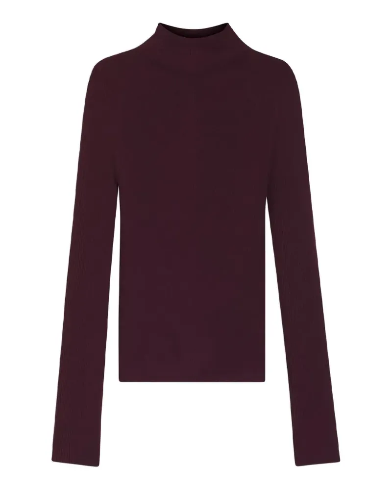 HUGO BOSS ribbed-knit sweater - Violett Violett