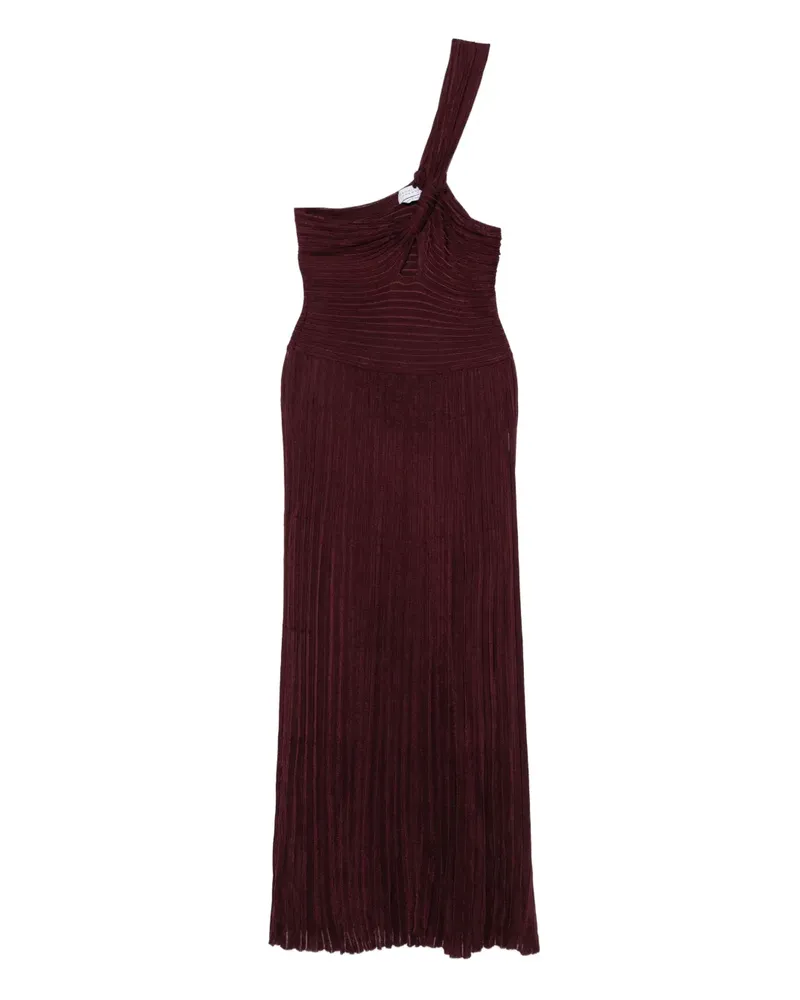 Gabriela Hearst Klassisches One-Shoulder-Kleid - Rot Rot