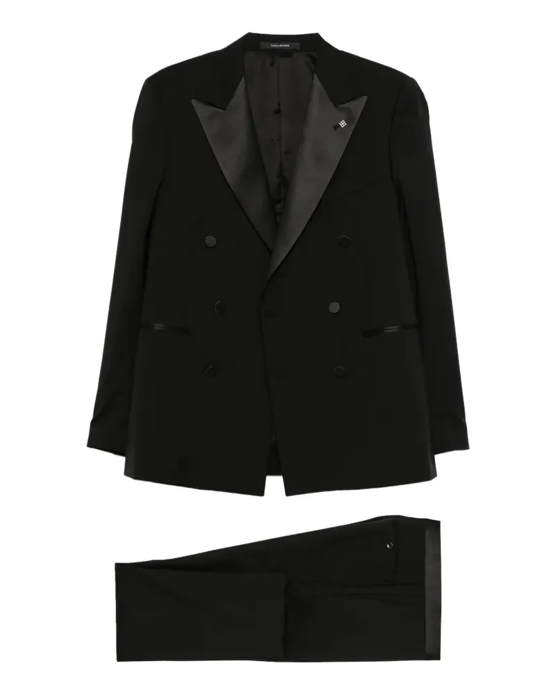 Tagliatore double-breasted suit - Schwarz Schwarz