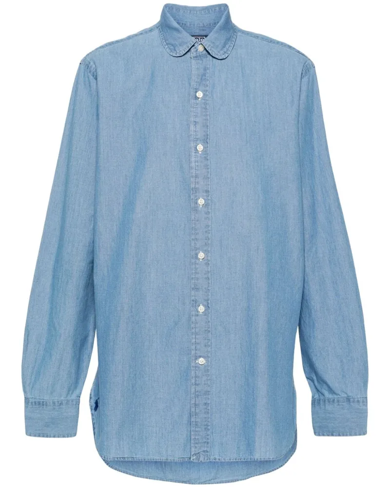 Ralph Lauren Jeanshemd mit klassischem Kragen Blau