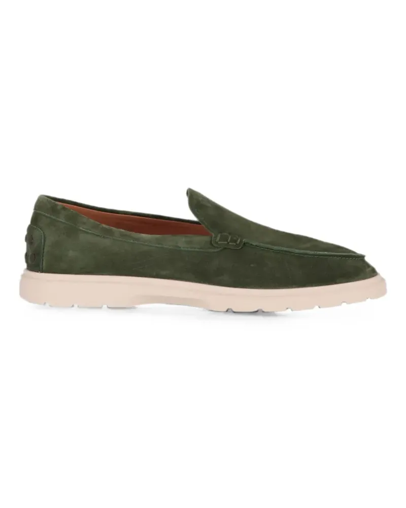 TOD'S Gommino suede loafers - Grün Grün