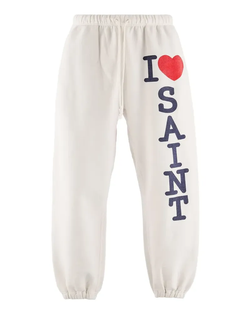 SAINT MXXXXXX Jogginghose mit Logo-Print - Nude Nude
