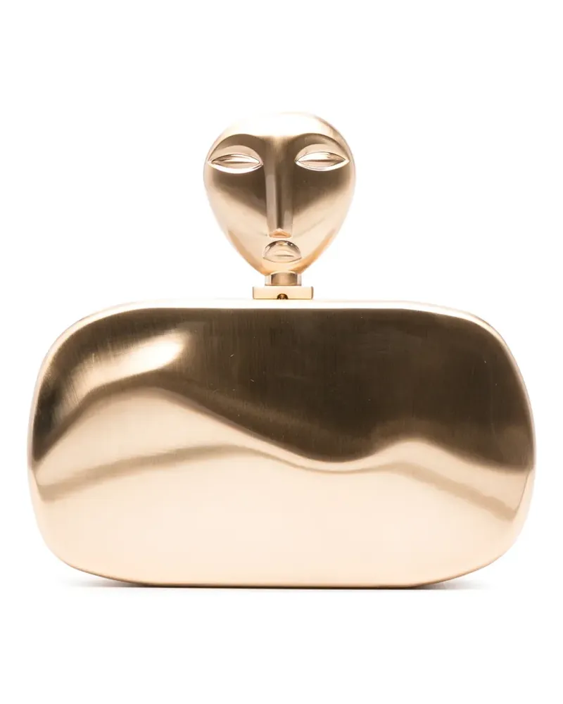 Cult Gaia Eve Clutch - Gold Gold
