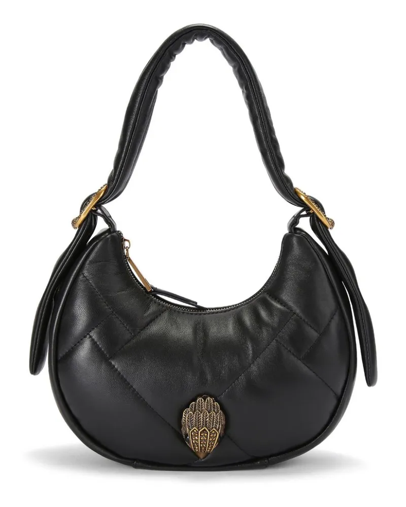 Kurt Geiger Kleine Kensington Hobo Puff Schultertasche - Schwarz Schwarz