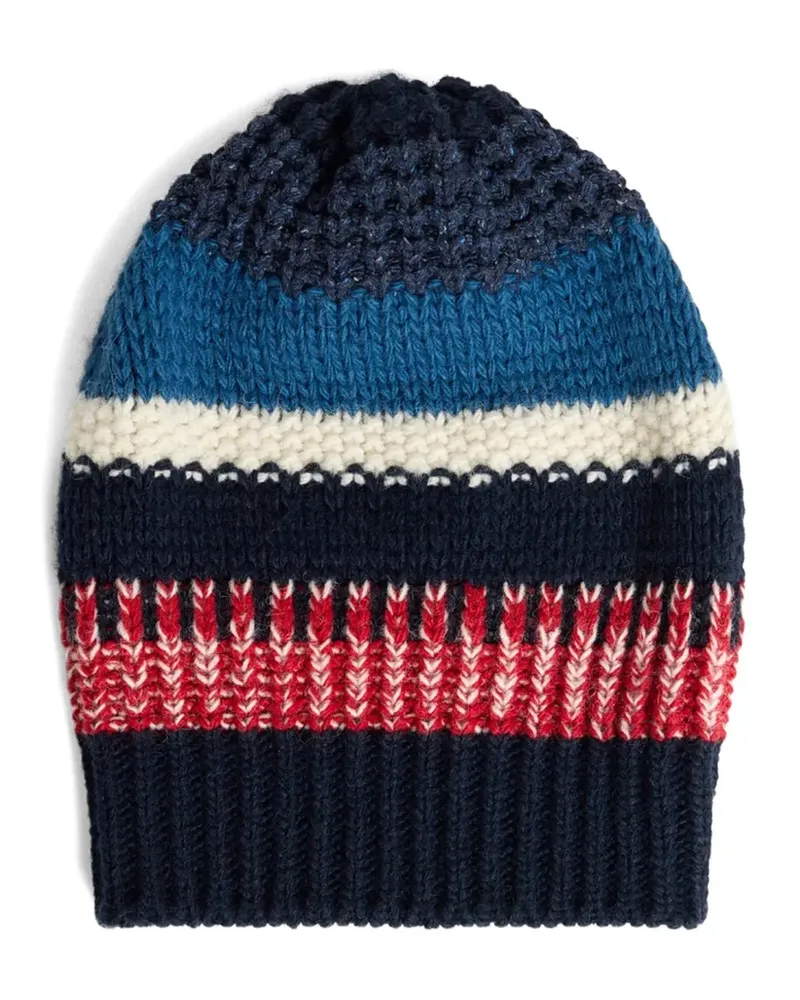 Dsquared2 Gestrickte Beanie - Blau Blau
