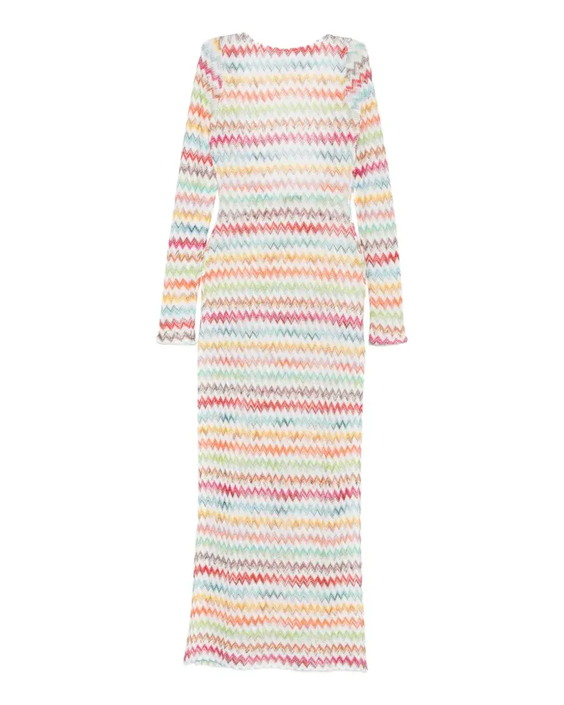 Missoni zigzag-pattern cover-up - Weiß Weiß
