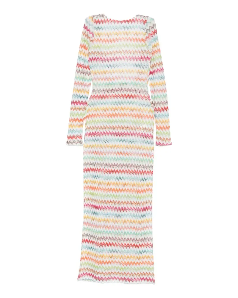Missoni zigzag-pattern cover-up - Weiß Weiß