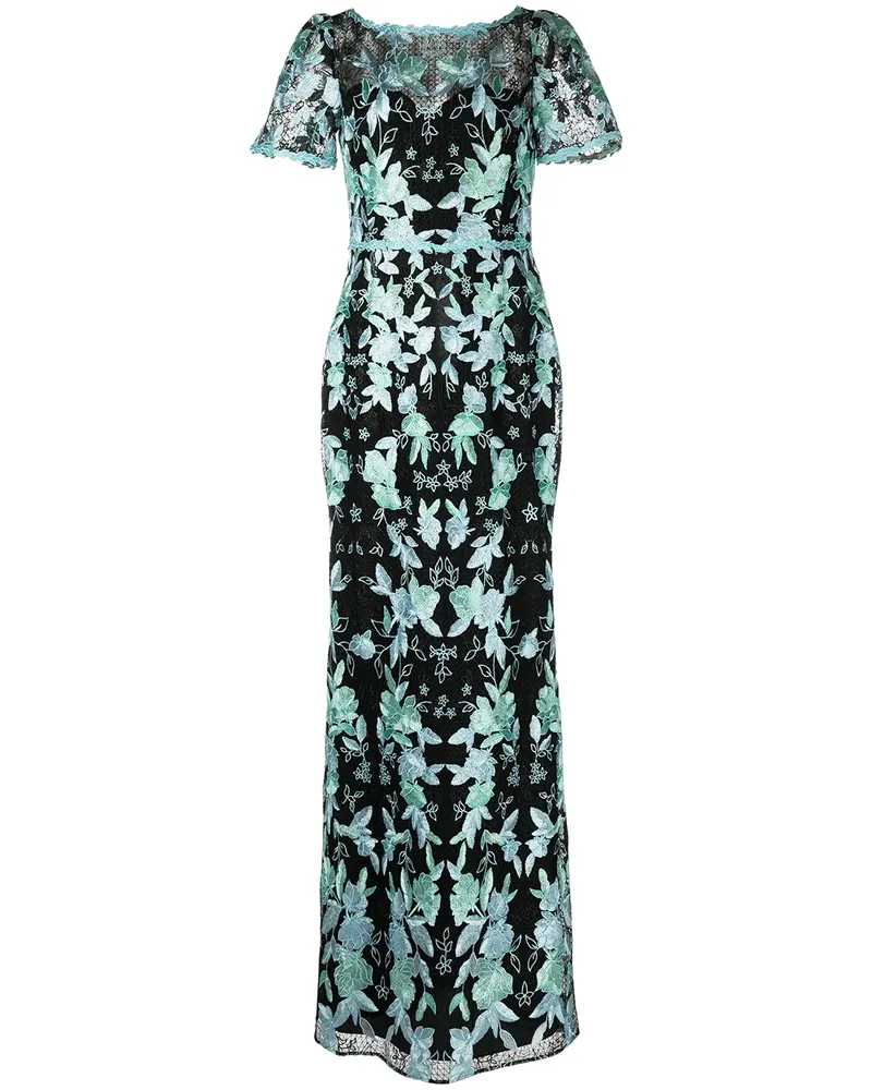 Marchesa Bestickte Robe - Mehrfarbig Mehrfarbig