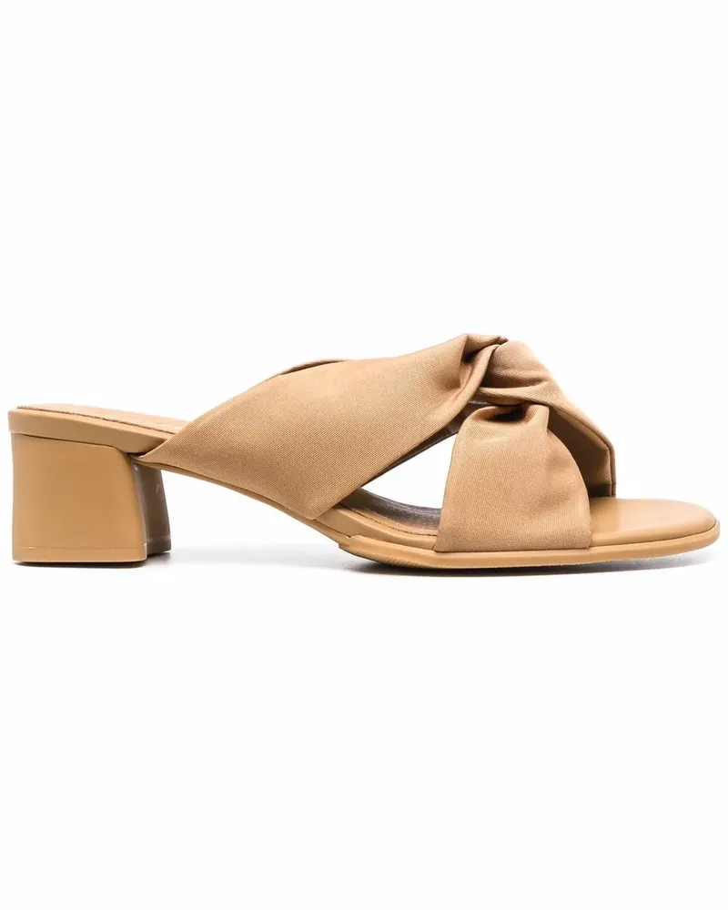 Camper Katie Sandalen aus Leder - Nude Nude