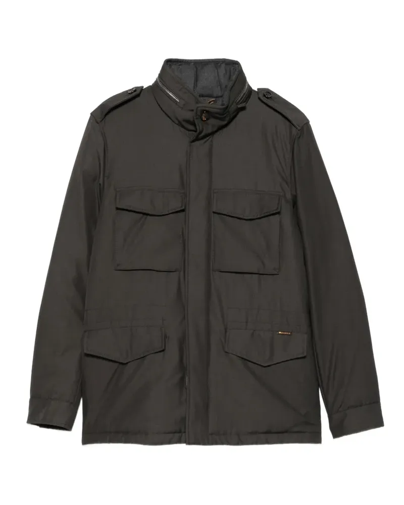 MOORER four-pocket epaulette jacket - Grün Grün