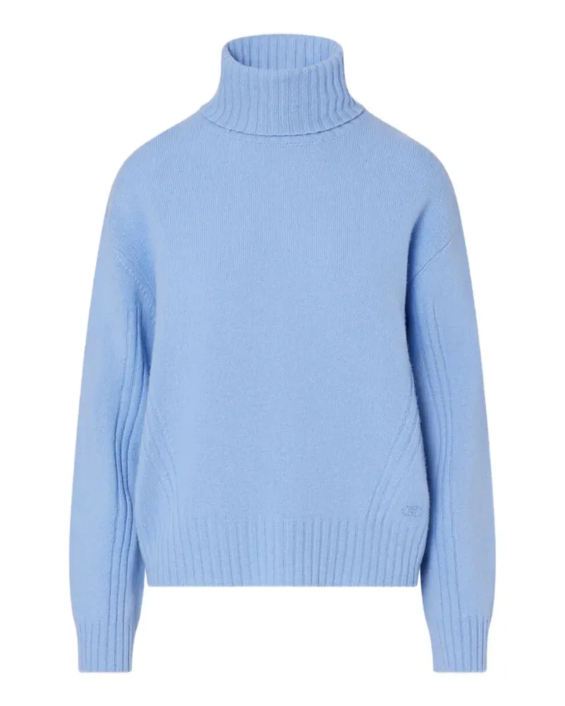 Liu Jo turtleneck sweater in wool - Blau Blau