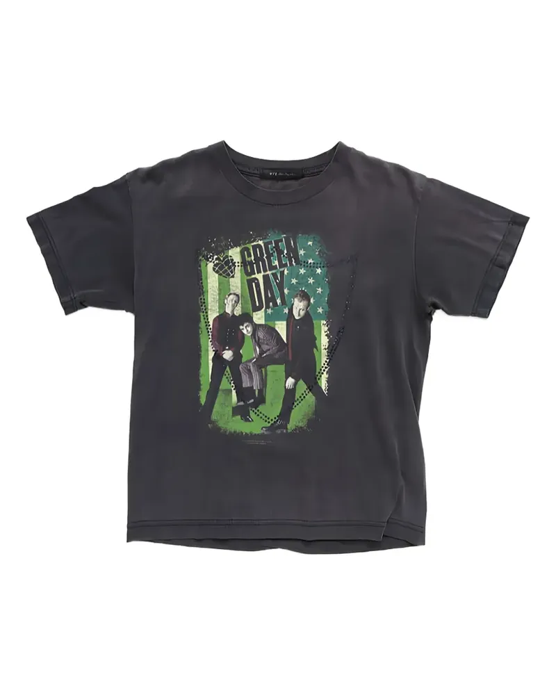HTC Hollywood Trading Company T-Shirt mit grafischem Print - Grau Grau
