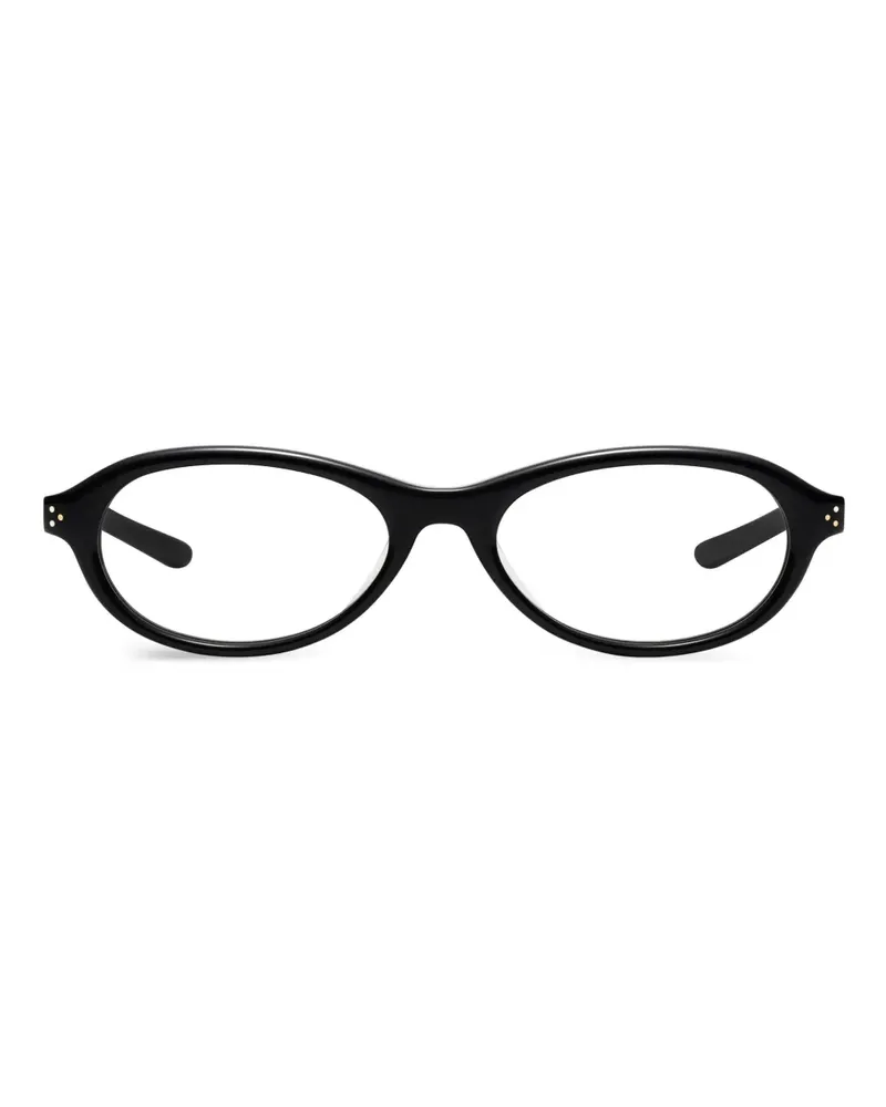 Gentle Monster Brille mit ovalem Gestell - Schwarz Schwarz