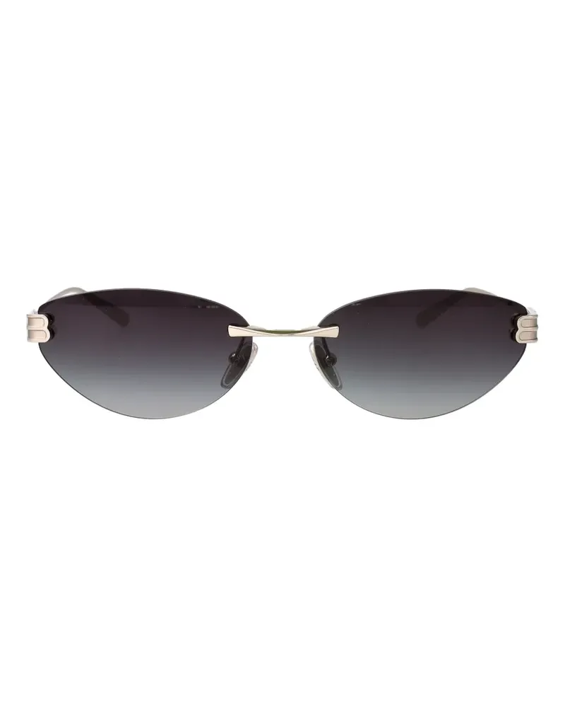 Balenciaga cat-eye frame sunglasses - Silber Silber