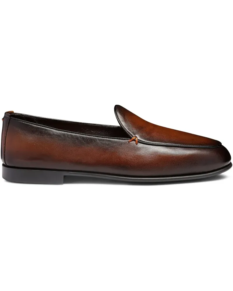 Santoni Klassische Loafer - Braun Braun