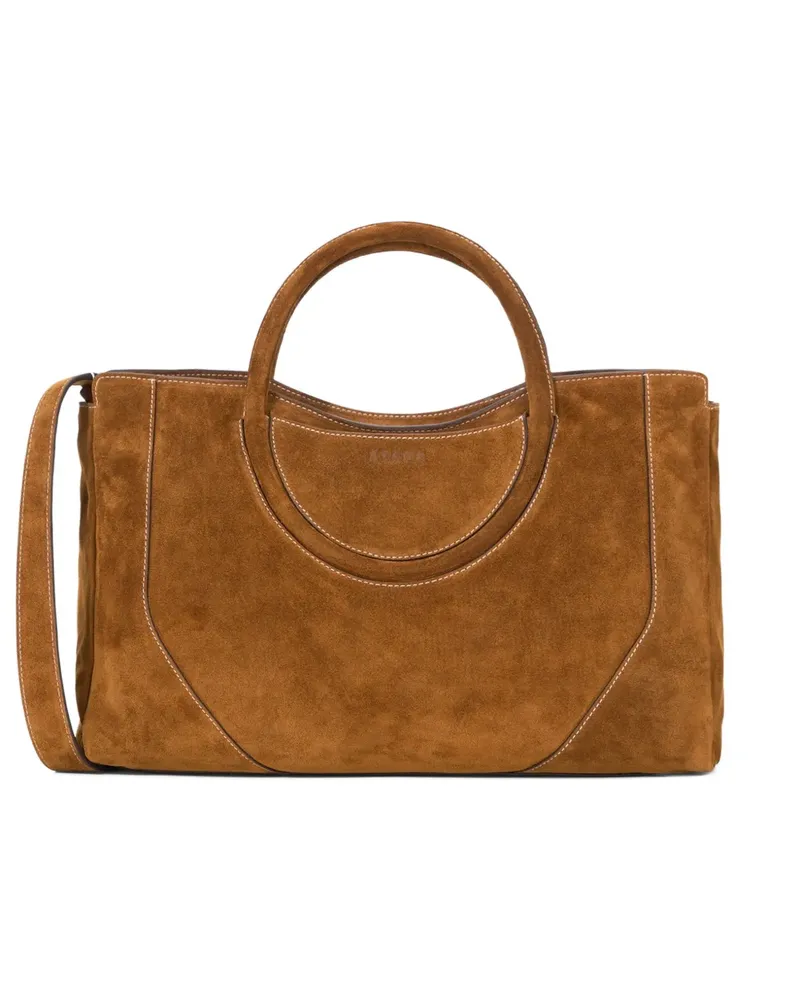 STAUD Maude Tote Bag aus Wildleder - Braun Braun