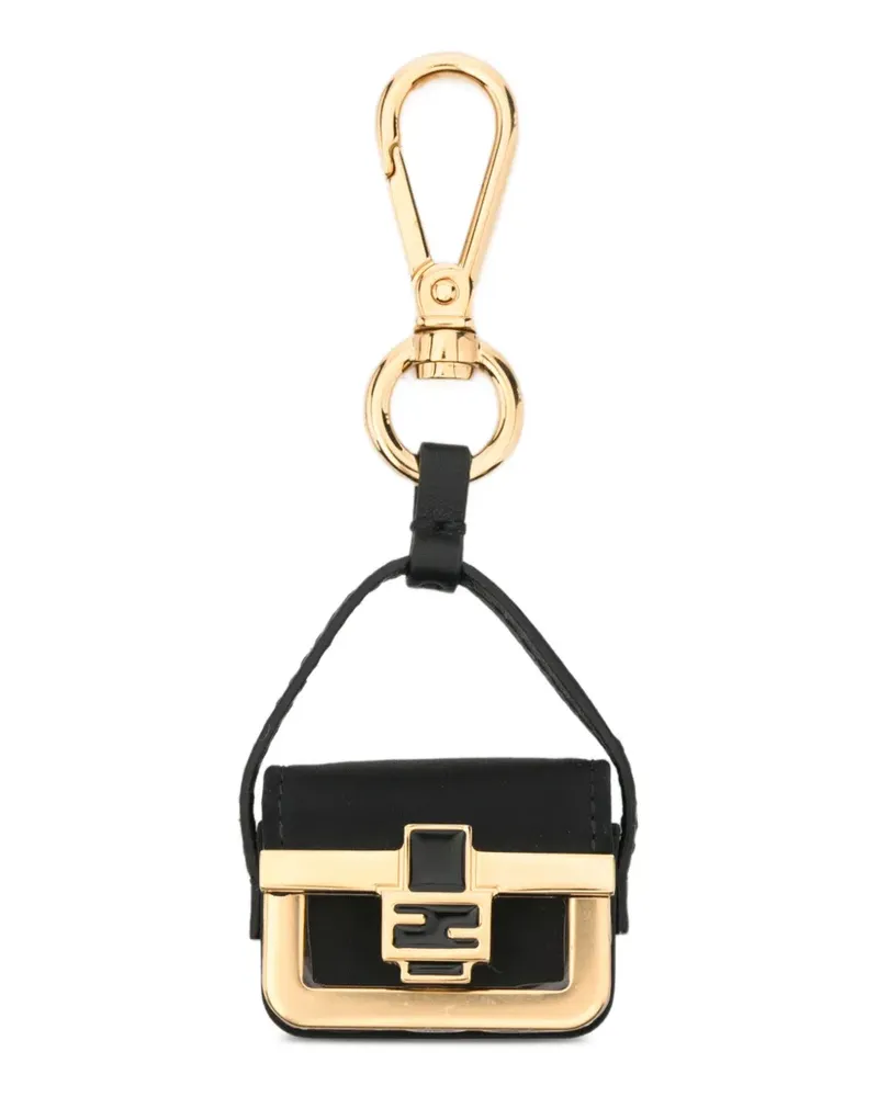 Fendi Pico Baguette Schlüsselanhänger - Schwarz Schwarz