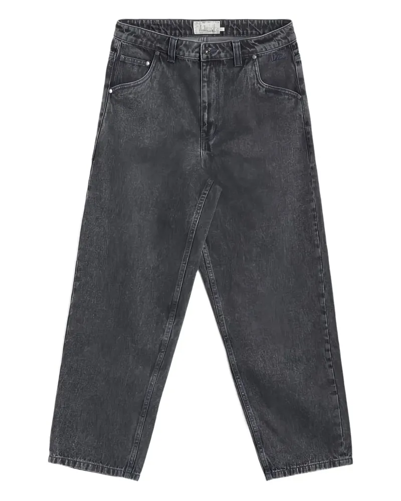 Dime Jeans mit Logo-Patch - Schwarz Schwarz