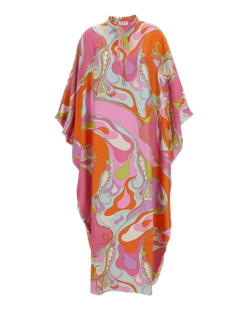 Emilio Pucci printed silk dress - Rosa Rosa