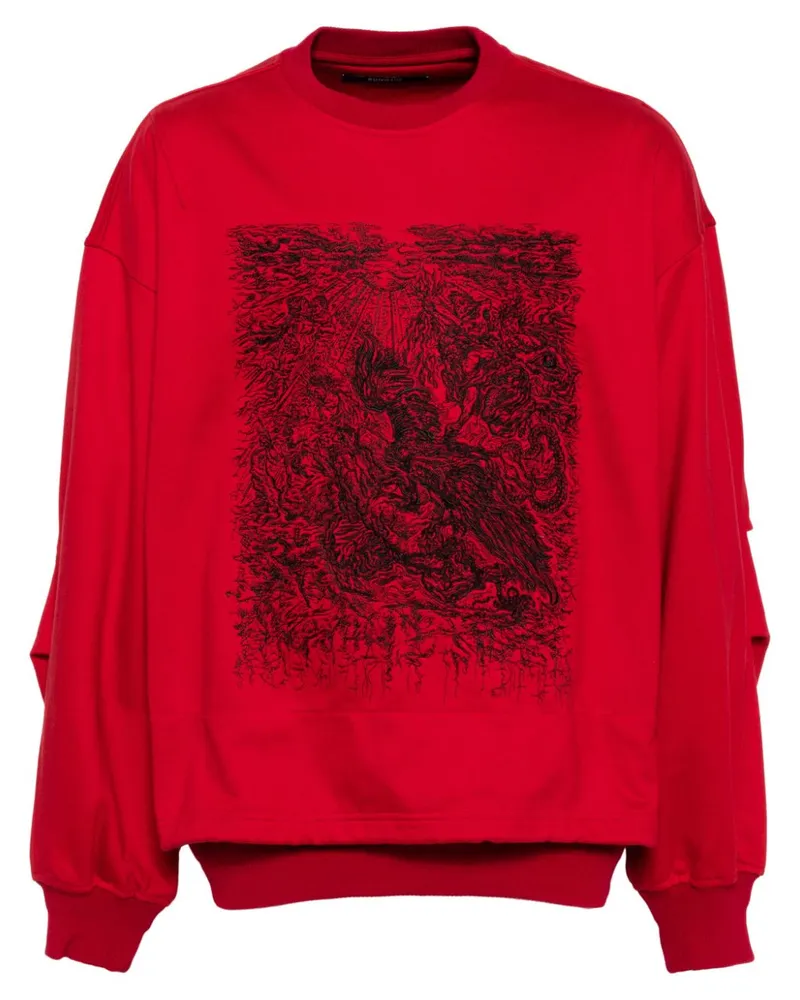 SONGZIO Night Thieves Title Sweatshirt - Rot Rot