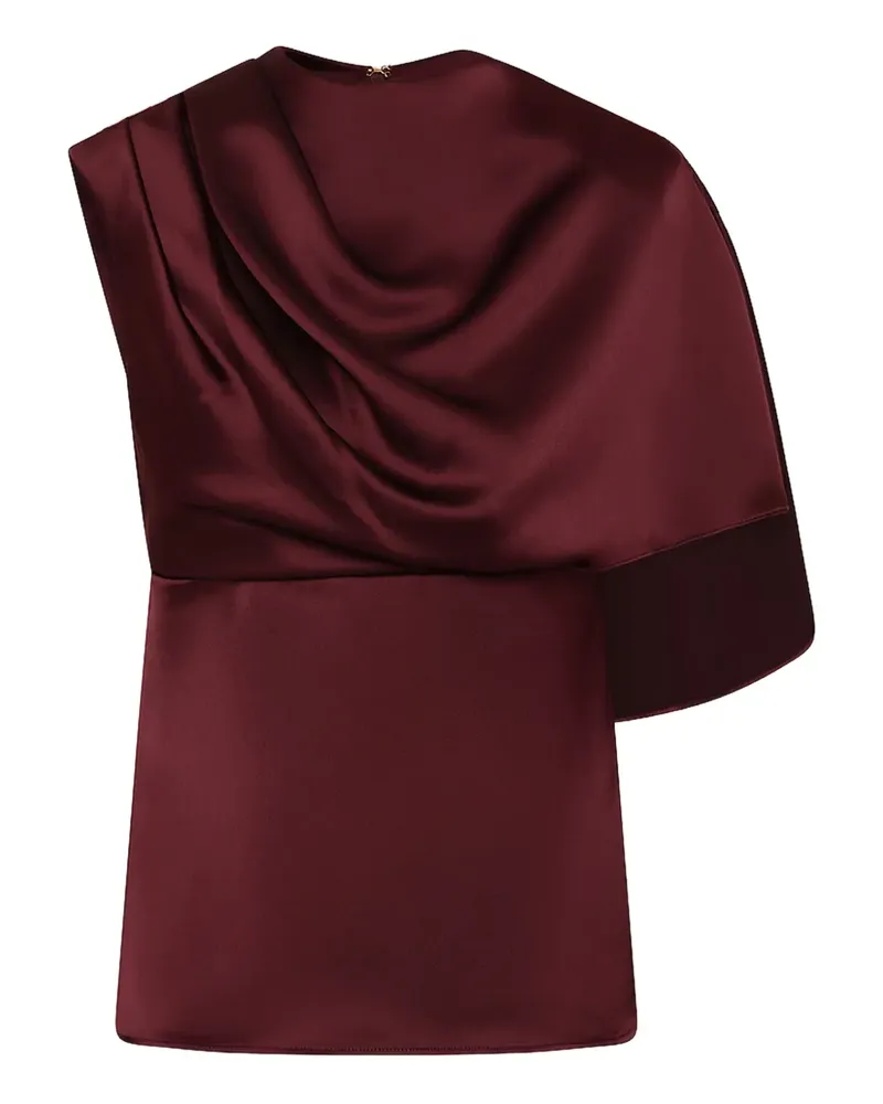 Rebecca Vallance Drapiertes Avalon One-Shoulder-Top - Rot Rot