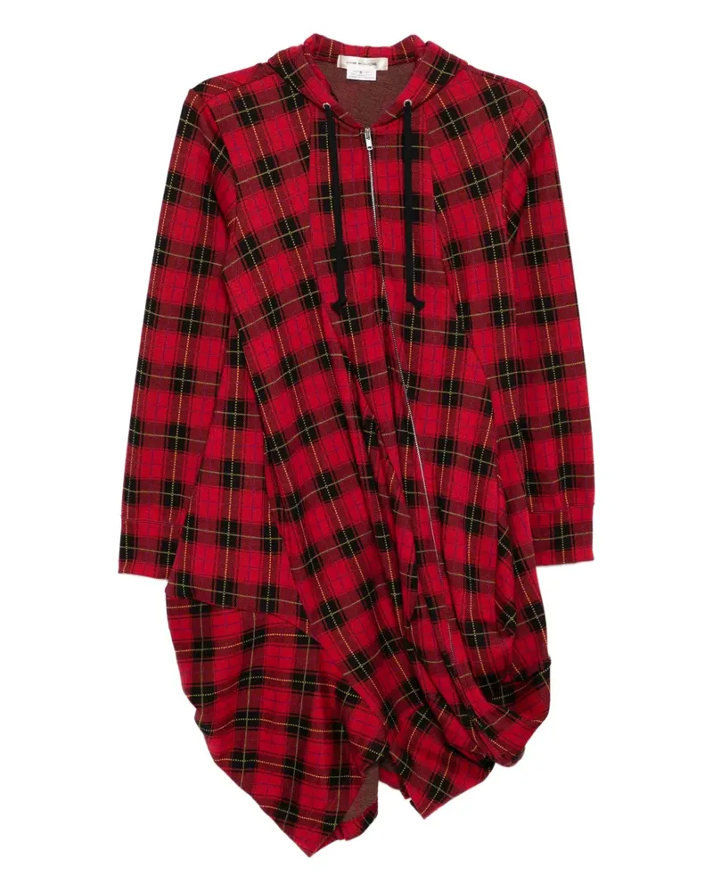Comme des Garçons Kariertes Kleid - Rot Rot