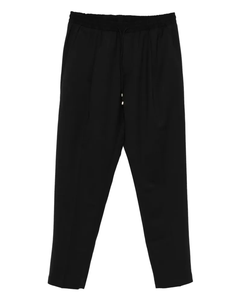 Briglia 1949 Bundfaltenhose mit Kordelzug - Schwarz Schwarz