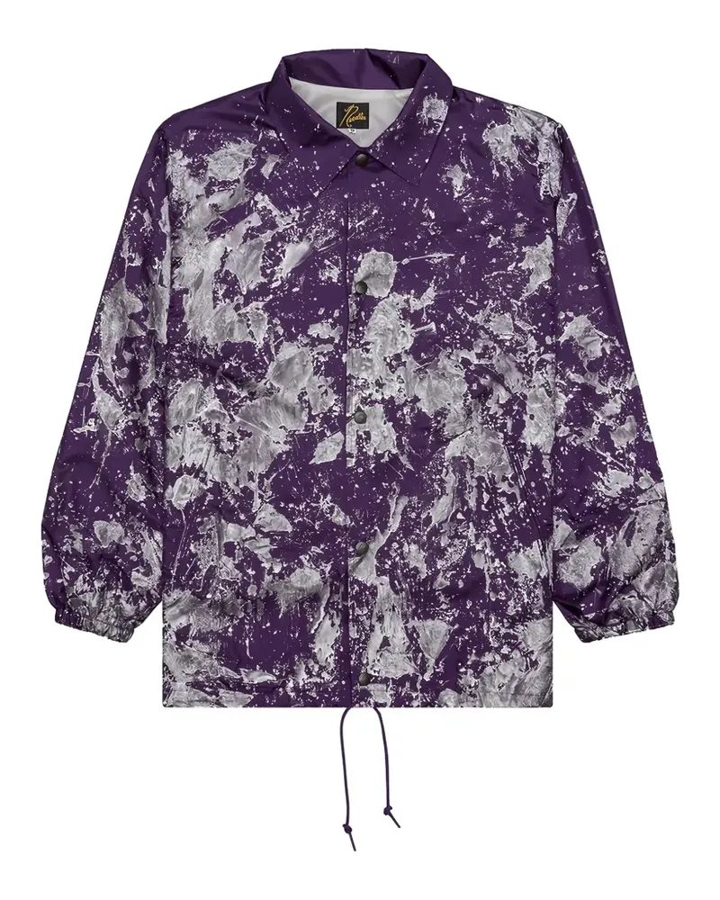 NEEDLES Coach Jacke mit Scatter-Print - Violett Violett