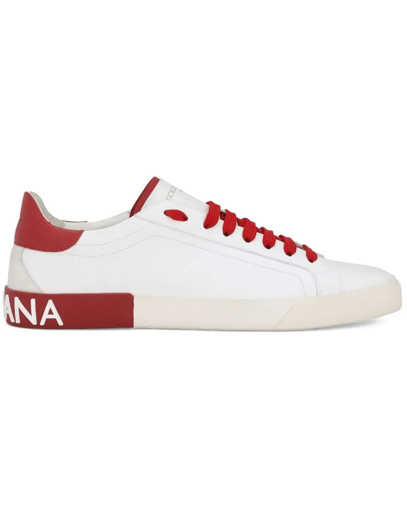 Dolce & Gabbana Portofino Sneakers - Weiß Weiß