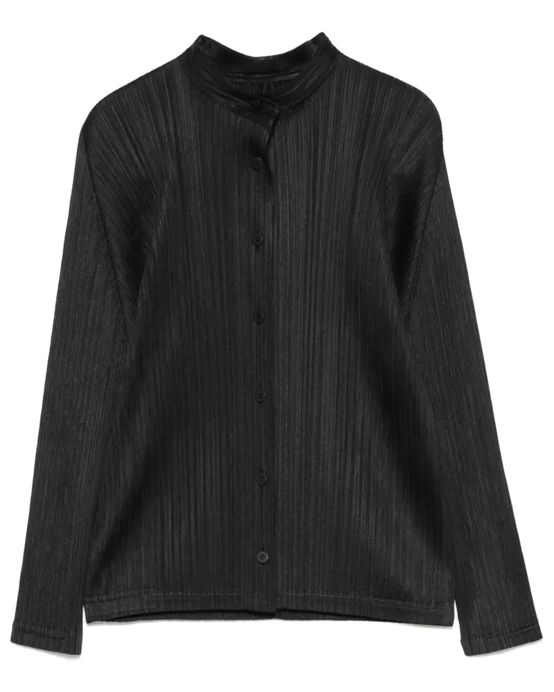 Issey Miyake January Hemd - Schwarz Schwarz
