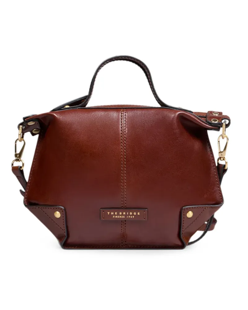 The Bridge Unica leather tote bag - Braun Braun