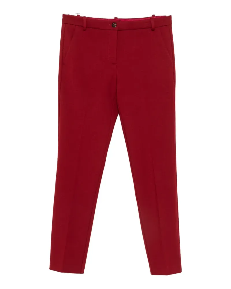 Pinko belt-loop buttoned trousers - Rot Rot
