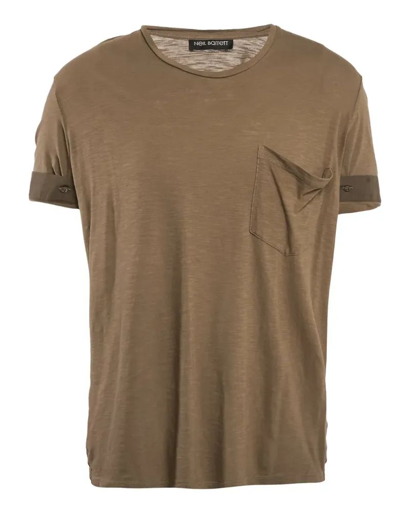 Neil Barrett Klassisches T-Shirt - Braun Braun