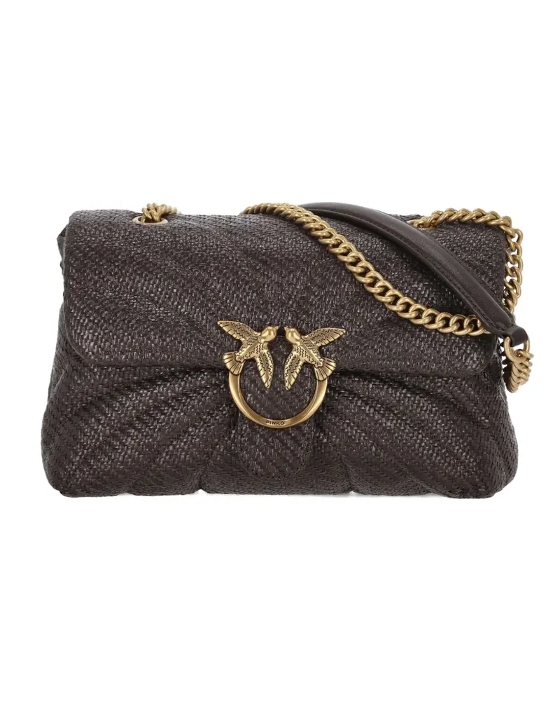 Pinko Love Puff Schultertasche - Braun Braun