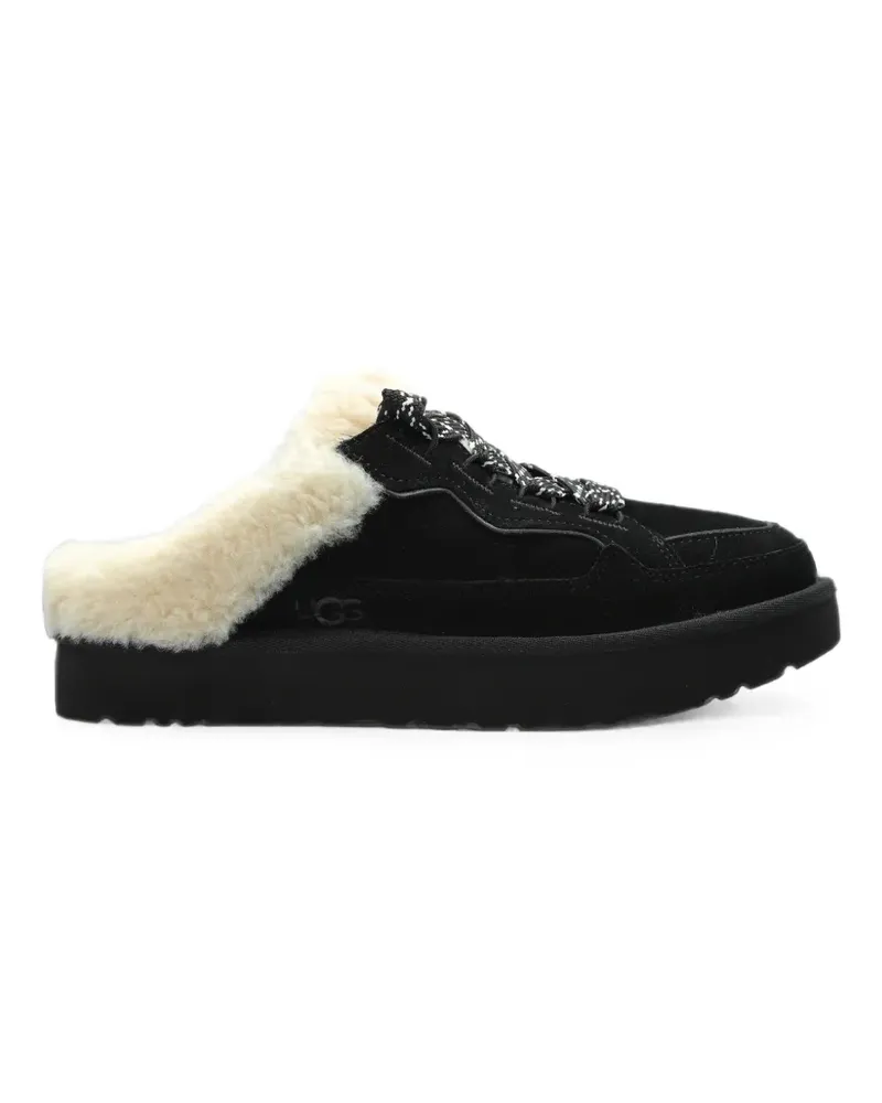 UGG Lowmel shearling-trim slippers - Schwarz Schwarz