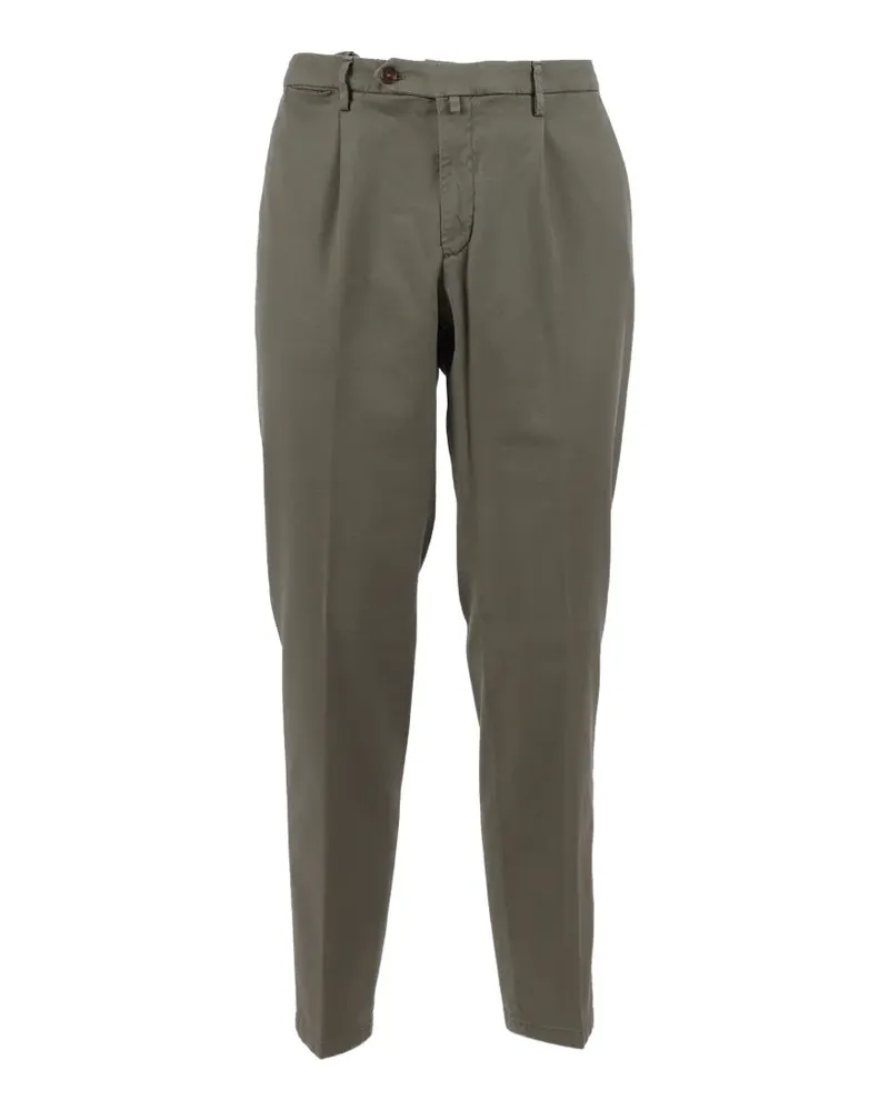 Briglia 1949 pleated twill trousers - Grün Grün