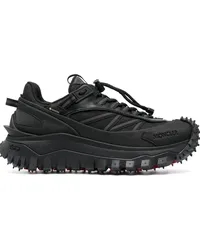 Moncler Sneakers mit Einsätzen Schwarz