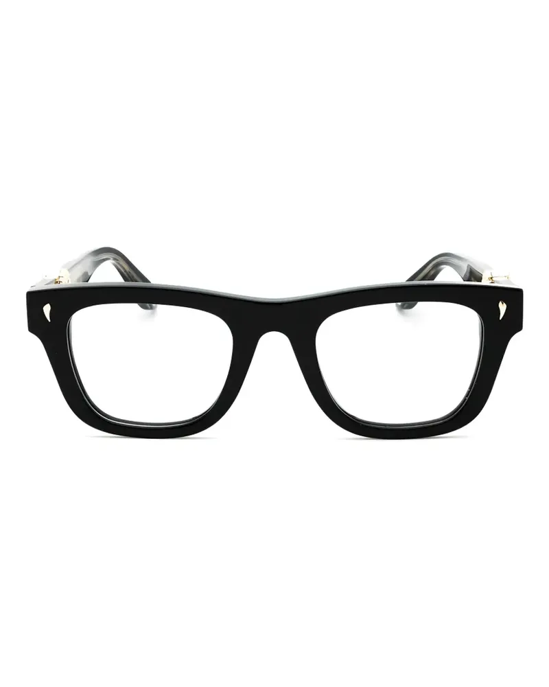 Roberto Cavalli Brille mit eckigem Gestell - Schwarz Schwarz