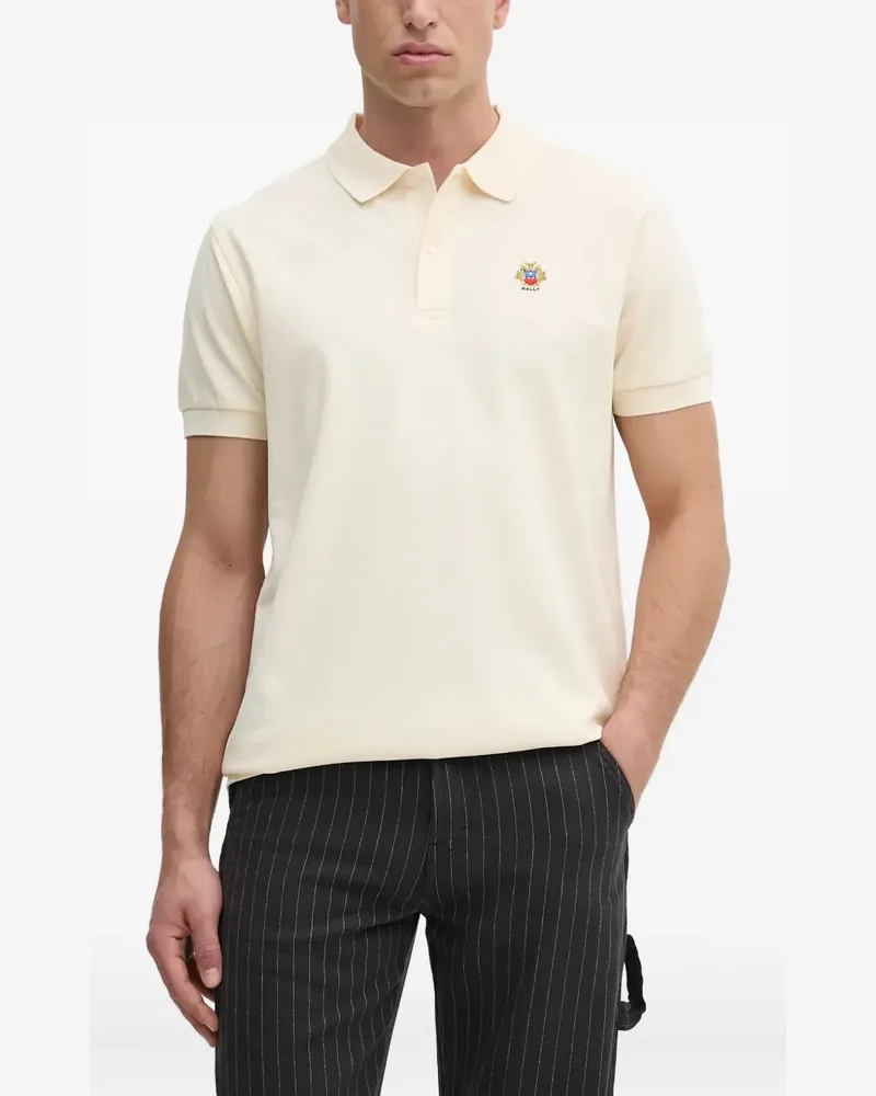 Bally Poloshirt mit Logo-Stickerei - Nude Nude