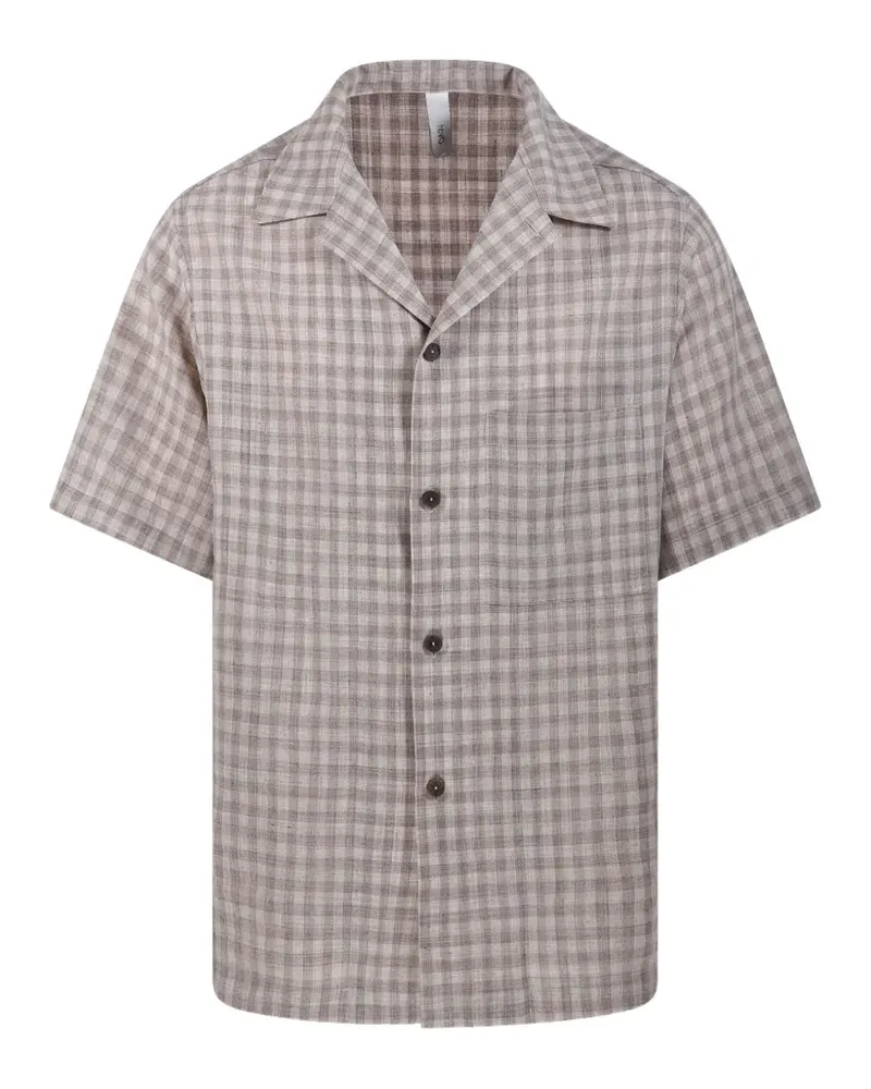 Hevò check shirt - Nude Nude