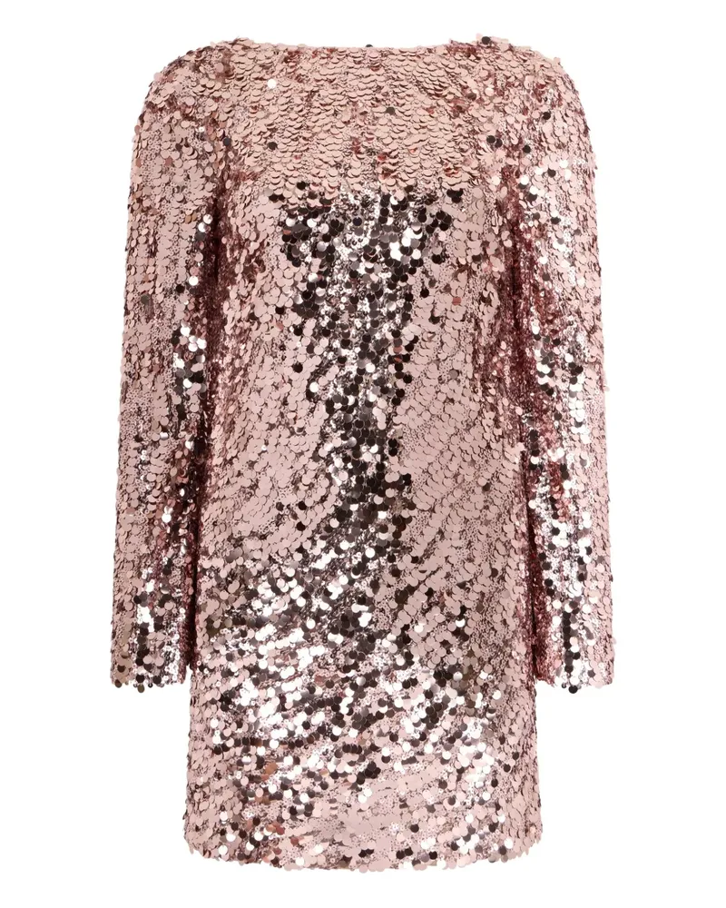 Valentino Garavani sequin-embellished mini dress - Rosa Rosa