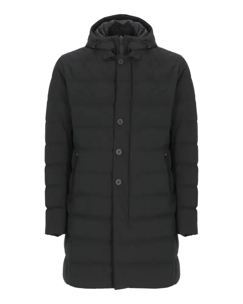 Herno quilted-pattern padded coat - Schwarz Schwarz