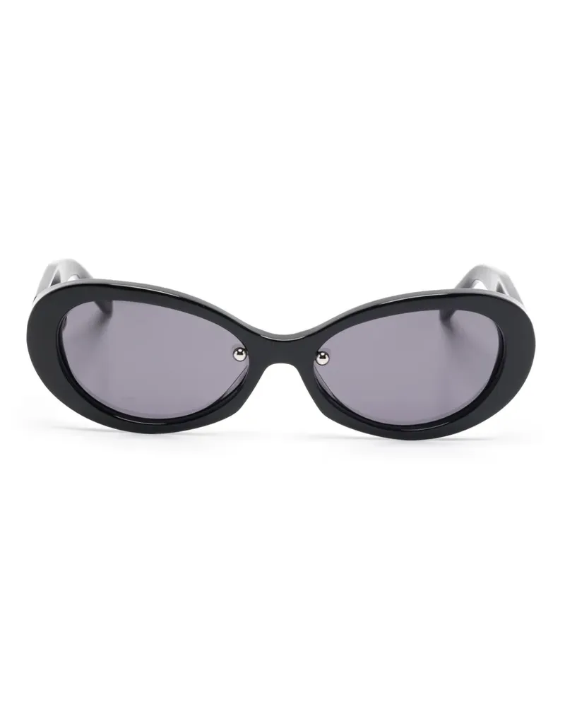 Justine Clenquet Drew Sonnenbrille - Schwarz Schwarz