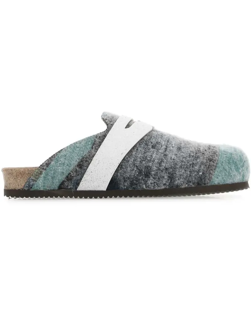VITELLI Slipper in Colour-Block-Optik - Grau Grau