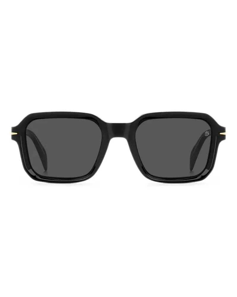 EYEWEAR by DAVID BECKHAM Sonnenbrille mit eckigem Gestell - Schwarz Schwarz